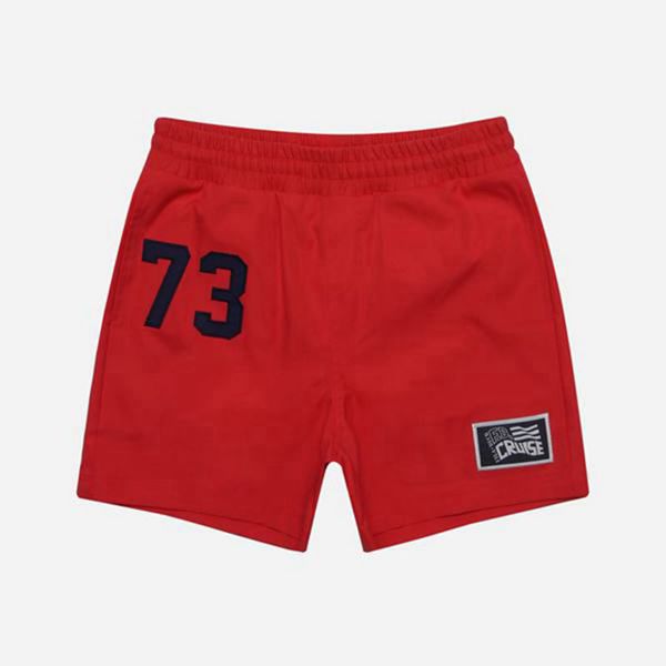 Pantalones Cortos Fila Niños Rojas - Aqua 73 Beach - España 235078FIR